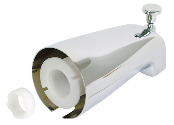 Chrome Adjustable Brass Diverter Spout