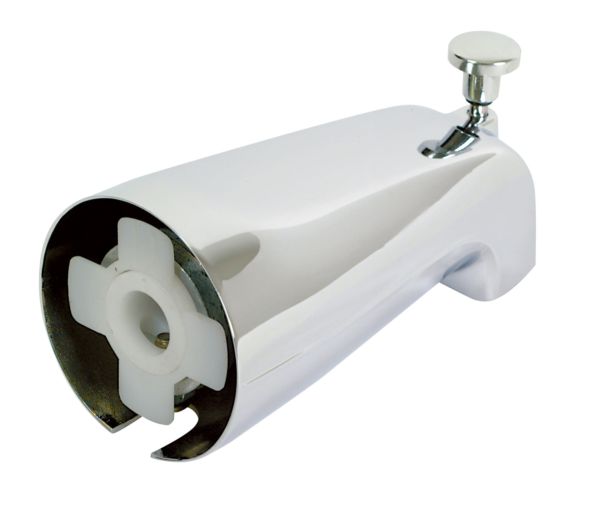 Chrome Slide-On Diverter Spout