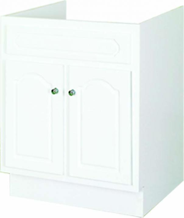 24 W X 18 D X 30 H (2 DOORS)  WHITE 