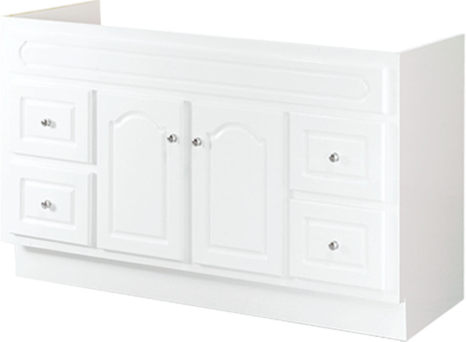 48 W X 21 D X 30 H (2 DOORS) WHITE