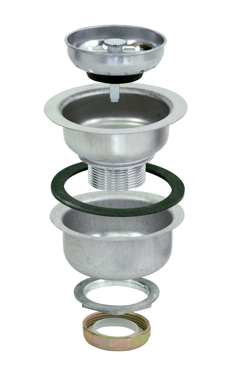 EZ-Connect Double Cup Stainless Steel Body Strainer