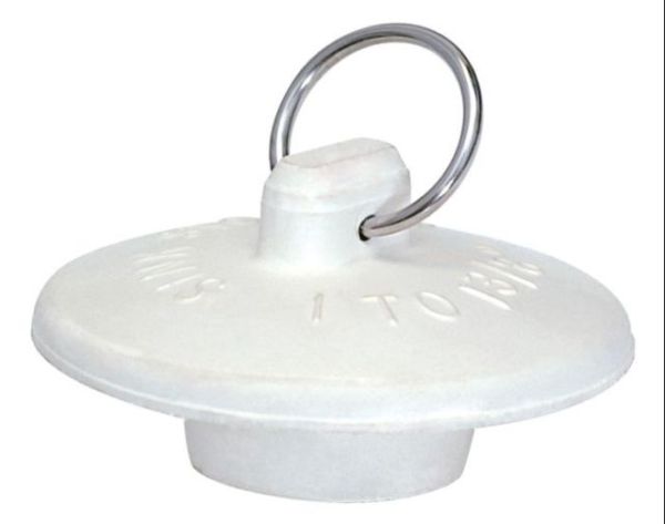 White Fit All Stopper - 1" to 1 3/8"