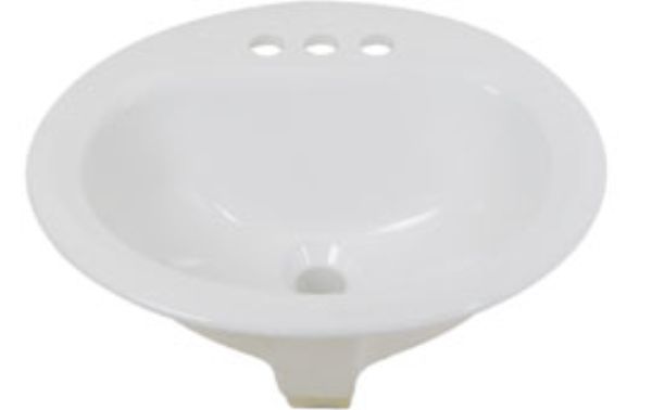 19  ROUND VITREOUS CHINA SINK