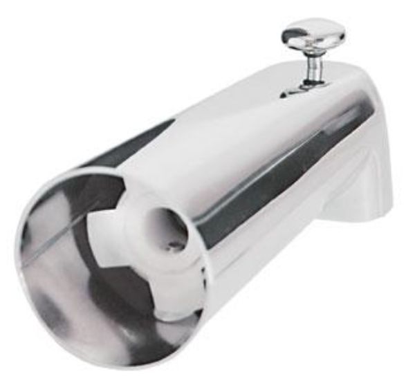 Chrome 7" Slide on Diverter Spout