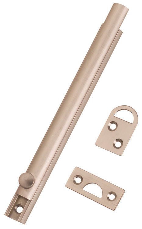 6  Satin Nickel Surface Bolt