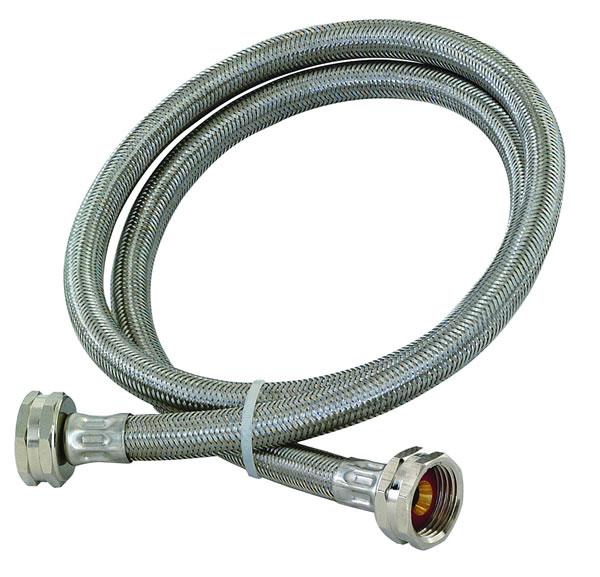 6' FXF  S/S WASH MACH HOSE-1PR