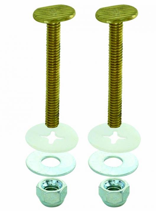 Solid Brass 26 Closet Bolt Set