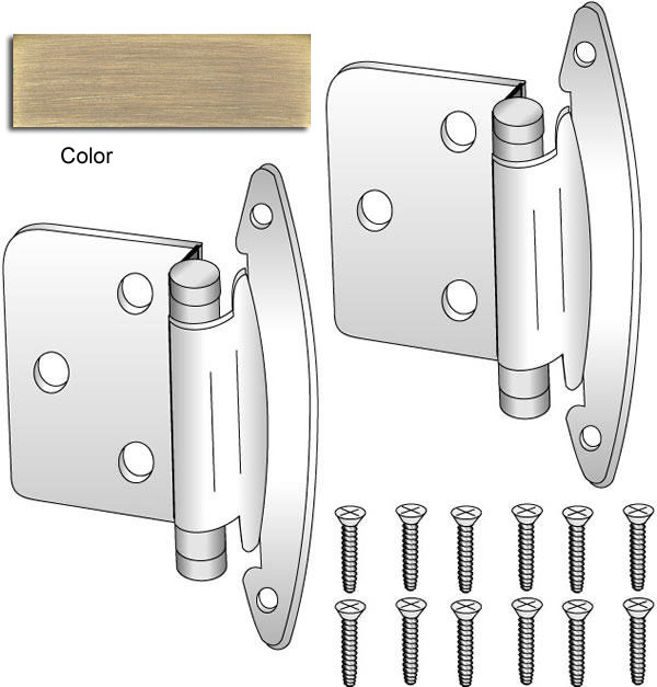Cabinet Door Hinge-3/8" Inset Self Closing