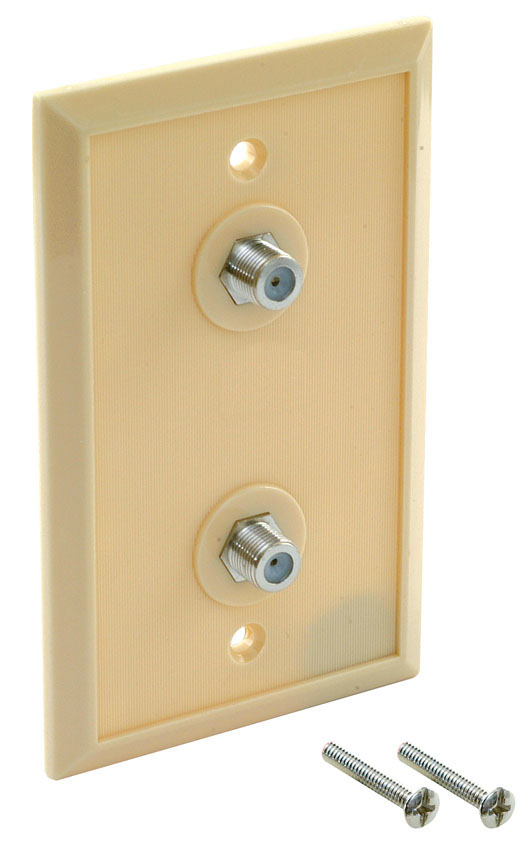 WHTE DUAL WALL CABLE CONNECTOR