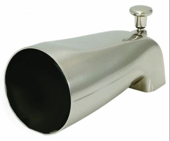 Brushed Nickle Brass Diverter spout