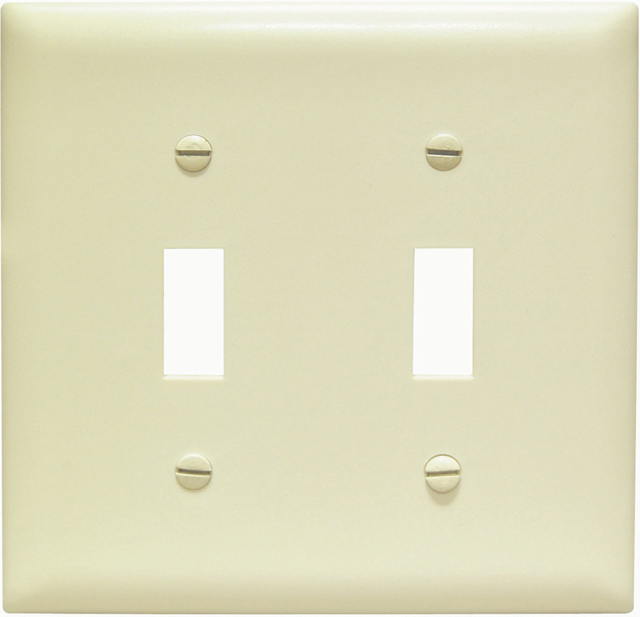 Ivory 2 Gang Switch Cover