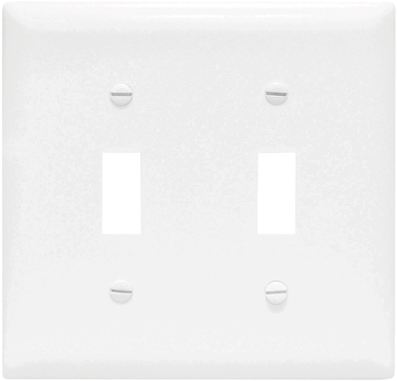 White 2 Gang Switch Cover