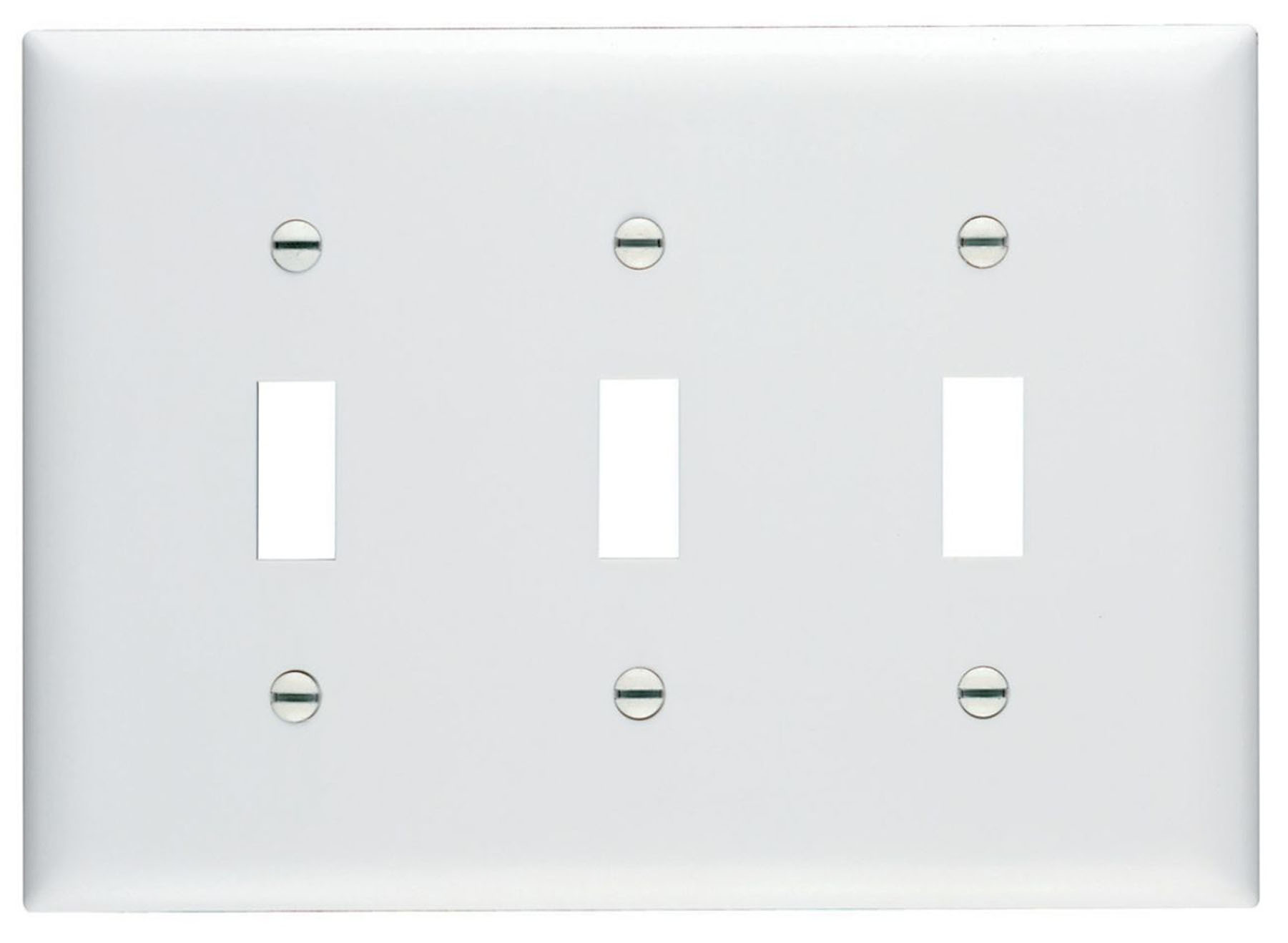 White 3 Gang Switch Cover