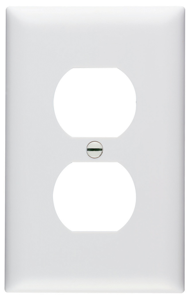 White Duplex Cover Plate